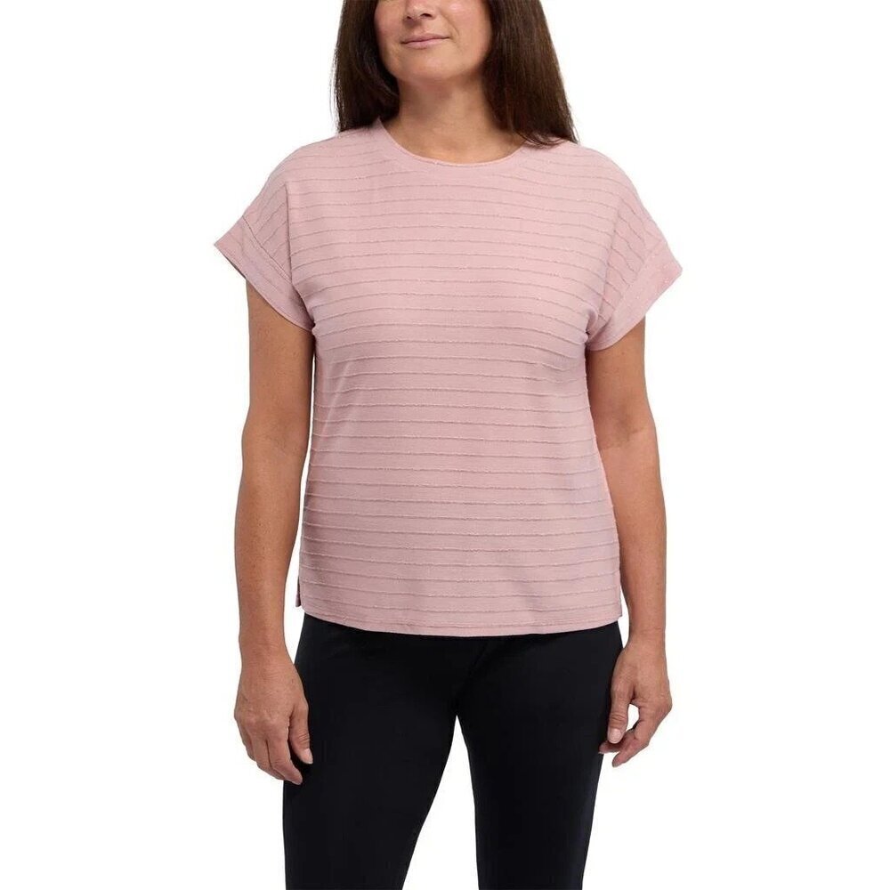 NWOT Ellen Tracy Women's Size XXL Striped Pink Top